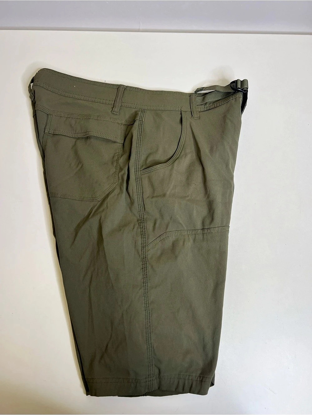 prAna Stretch Zion Cargo Short Green Waist 32 - Picture 10 of 10